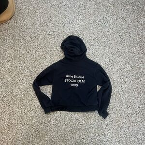 Acne studios 1996 black sweatshirt 
retails for over 500
